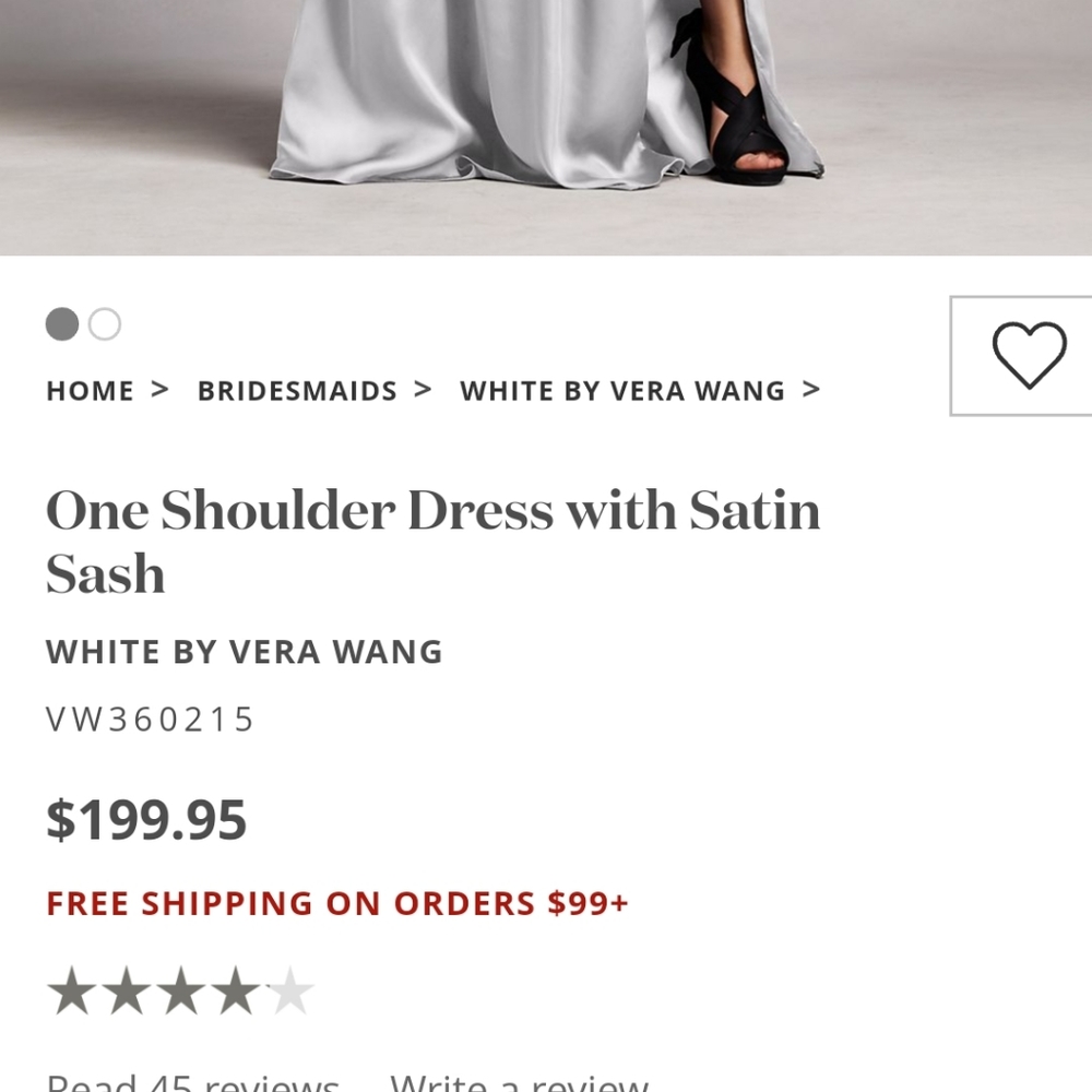 Vera Wang dress